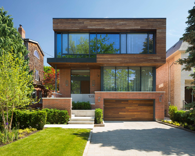 Sheldrake House Modern Exterior Toronto by Jillian Aimis