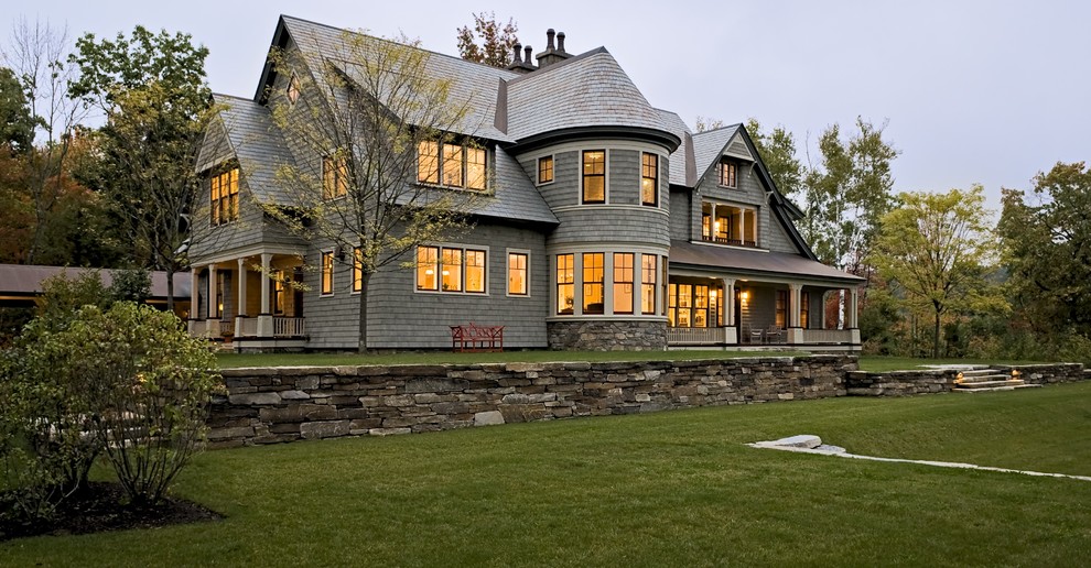 Shingle style home in Hanover NH Victorian Exterior Burlington