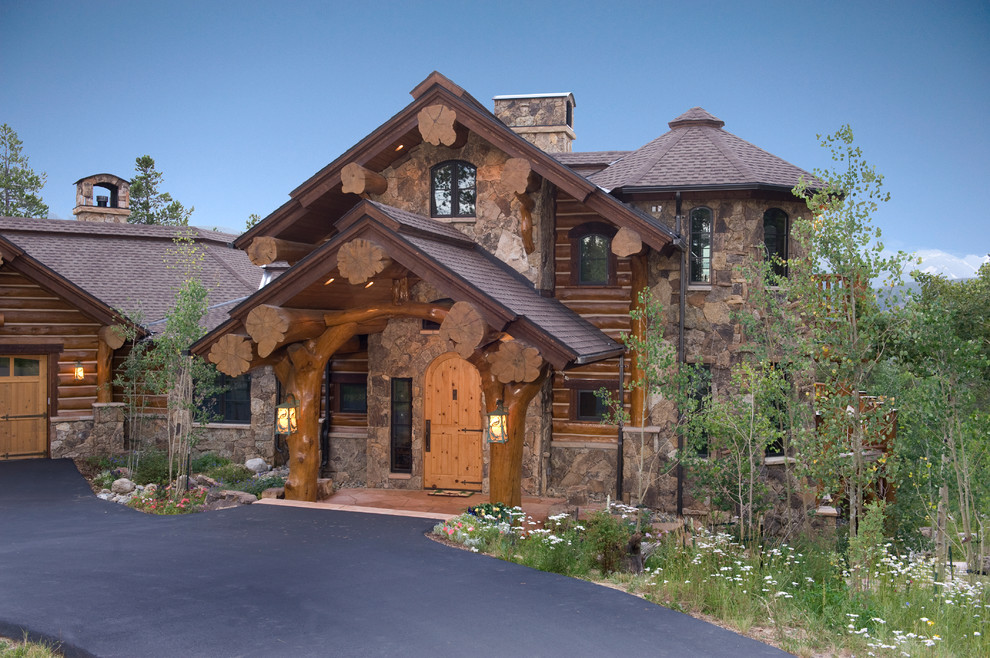 Inspiration for a timeless exterior home remodel in Denver