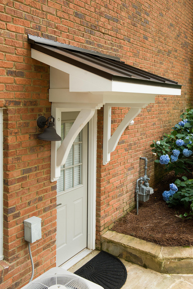 Side and Back Door Porticos Traditional Exterior Atlanta by