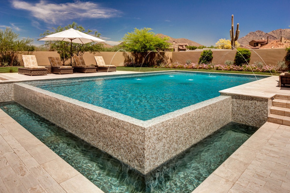 Pool - mediterranean pool idea in Phoenix