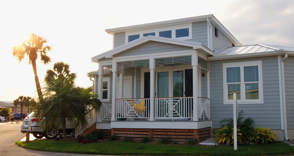 Image showcasing Small & Efficient Island Living - Beach Style - Exterior - Miami - by ...