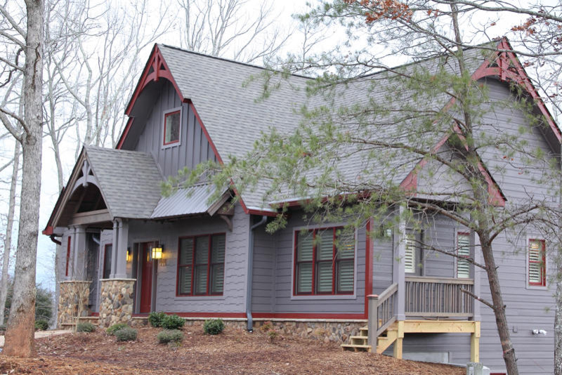 Smokerise Mountain Traditional Exterior Atlanta by Timberlake