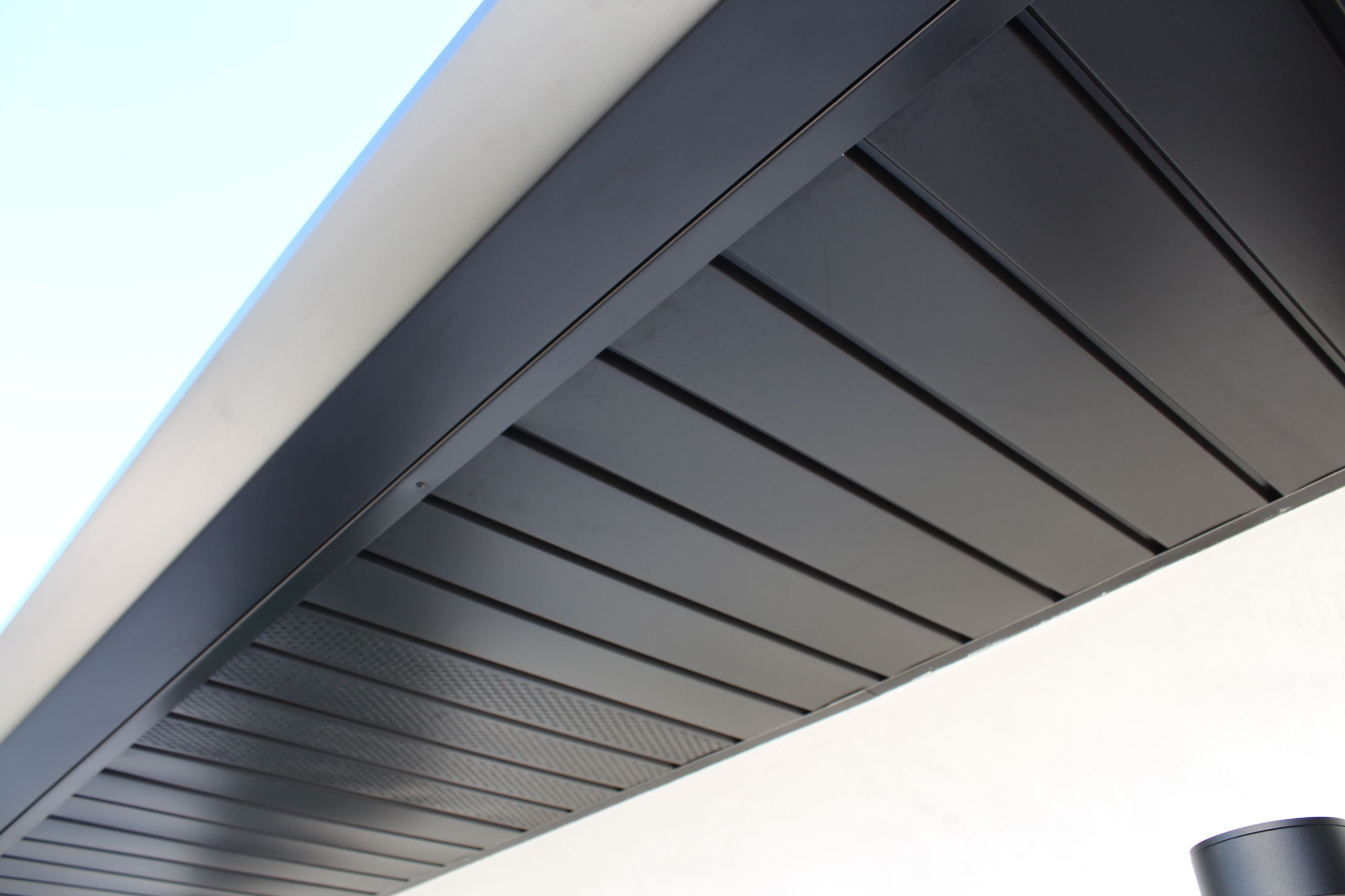 Aluminum Soffit Ceiling Installation | Shelly Lighting