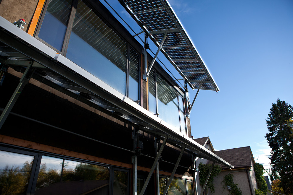 Solar Panel Awnings Contemporary Exterior Edmonton by Habitat