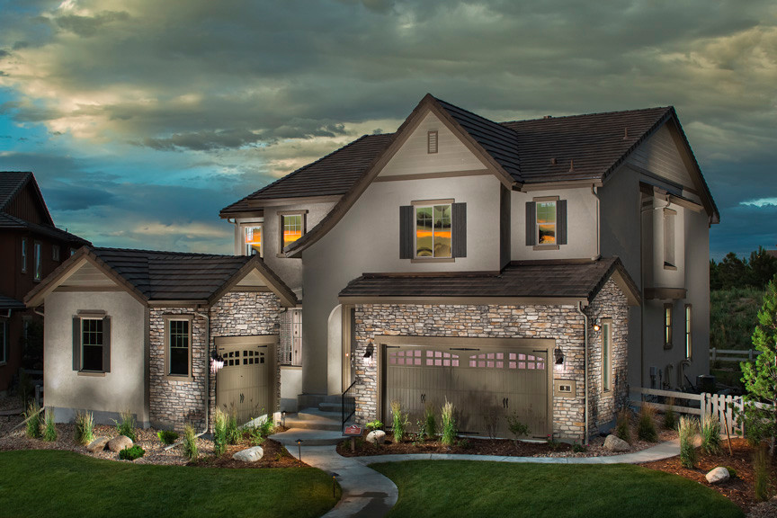 Solstice Model Exterior Contemporary Exterior Denver by Shea
