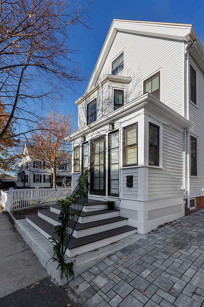 Somerville Renovation Traditional House Exterior Boston by