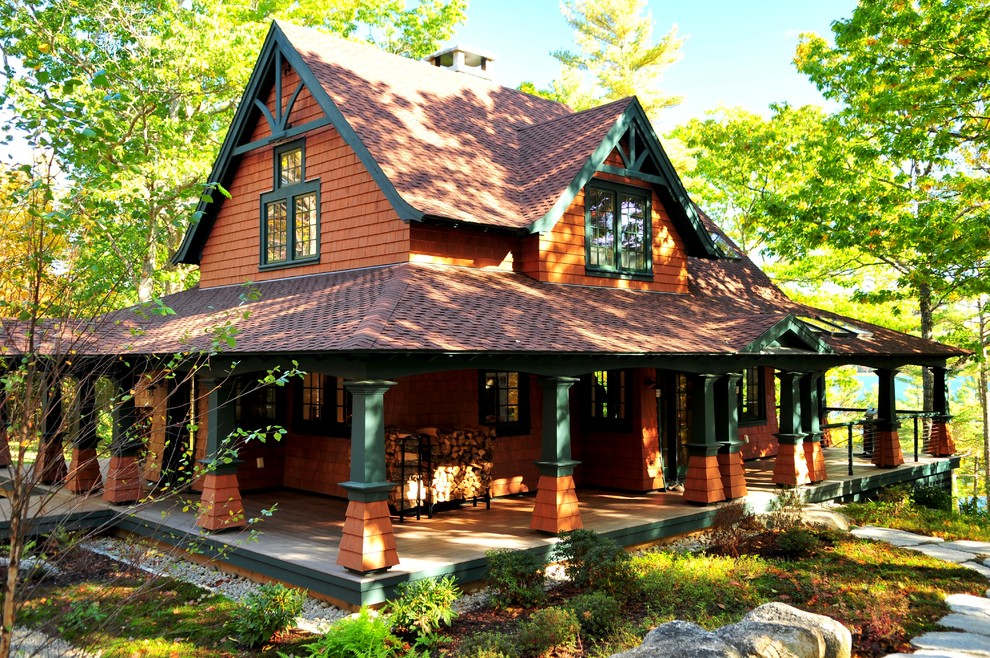 Somes Sound residence Traditional Exterior Portland Maine by T