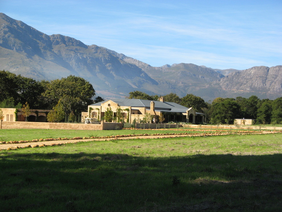 South African Farmhouse Campagne Façade Amsterdam par VKV