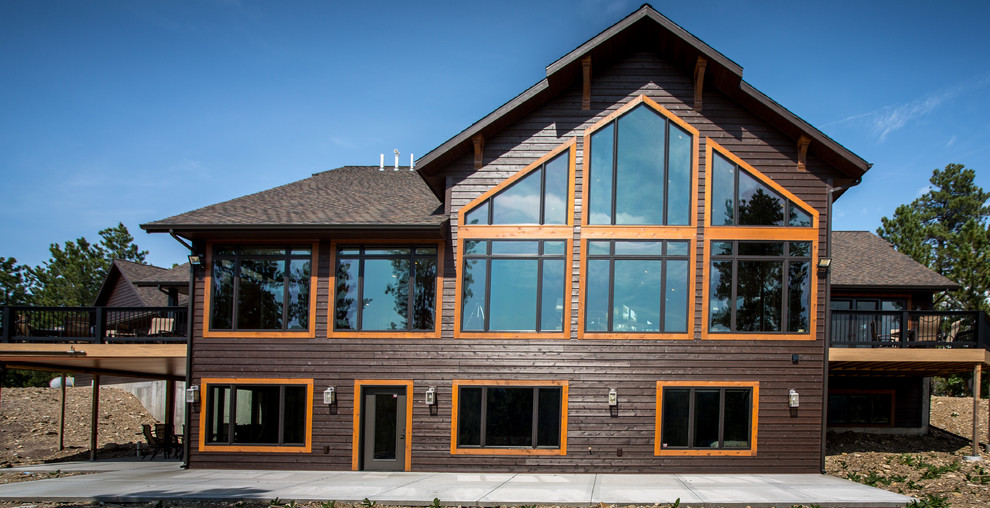 South Dakota Custom Lodge Style Home 205 Rustic Exterior Other
