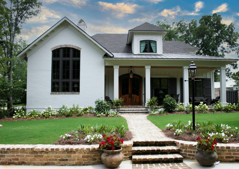 Southern Elegance Exterior By Bob Chatham Custom Home Design Houzz