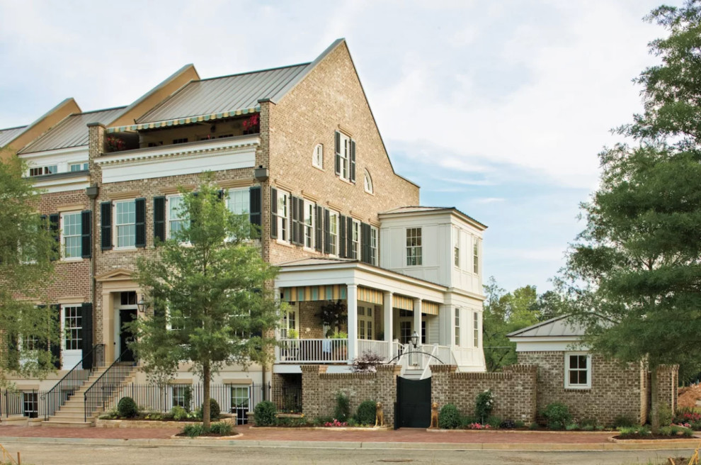 Southern Living Brownstone Traditional Exterior Atlanta by John