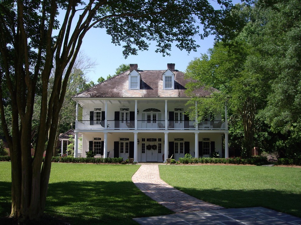 Southern Plantation Home Traditional Exterior New Orleans by
