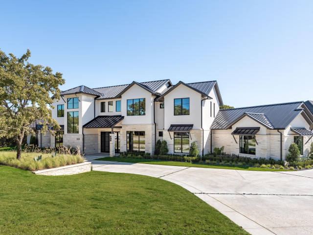 Southlake Modern Hill Country Exterior Transitional