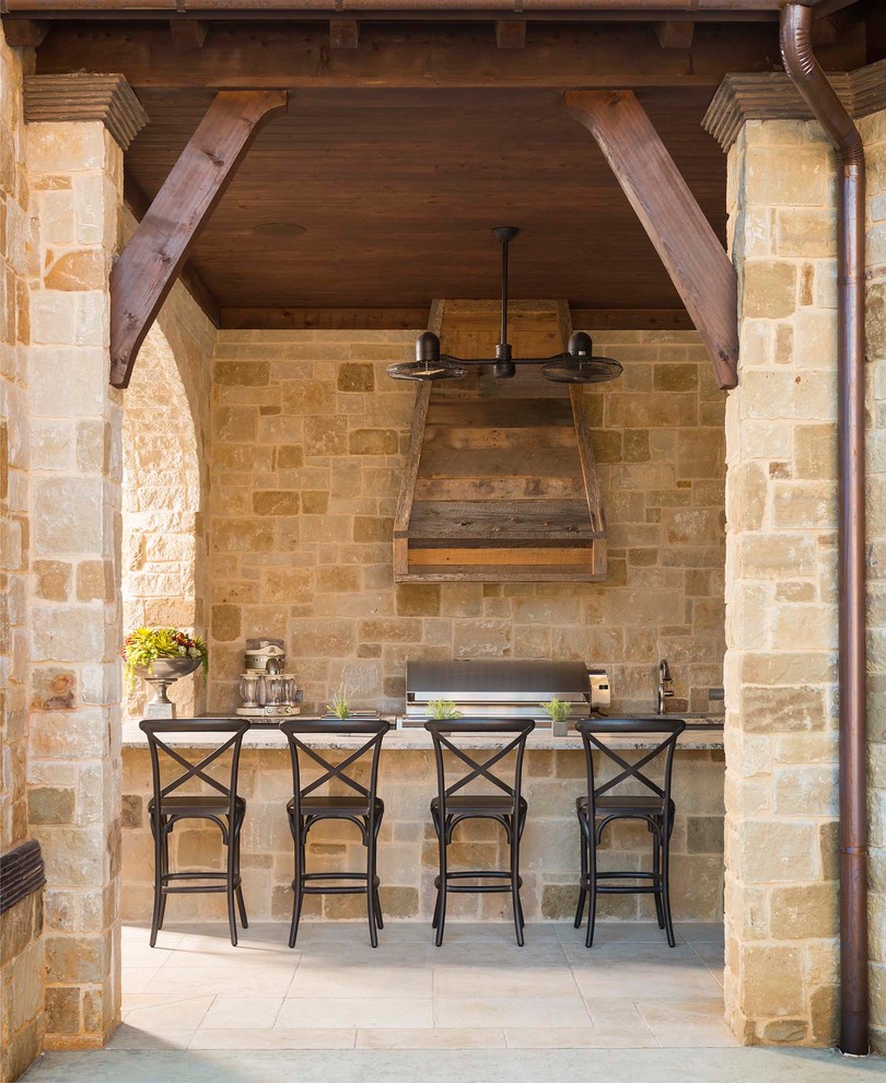 Southlake Tuscan Modern Mediterranean Patio Dallas by Simmons