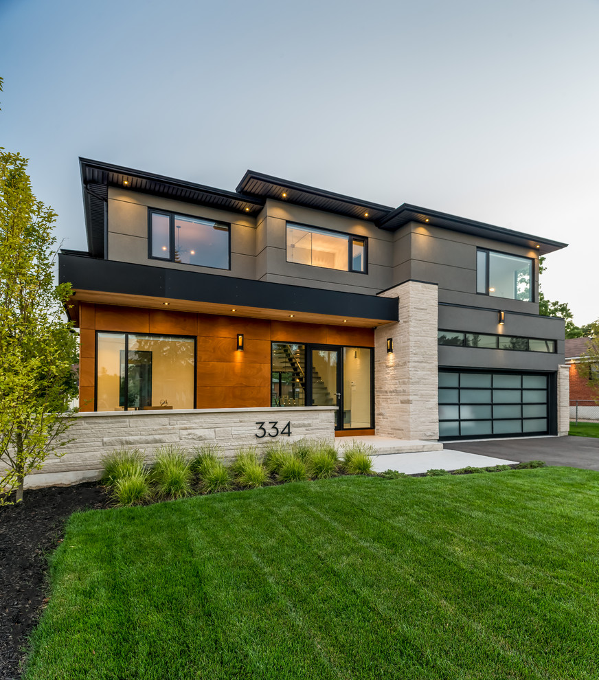 Southview Modern Home Contemporary Exterior Toronto by Ozimek