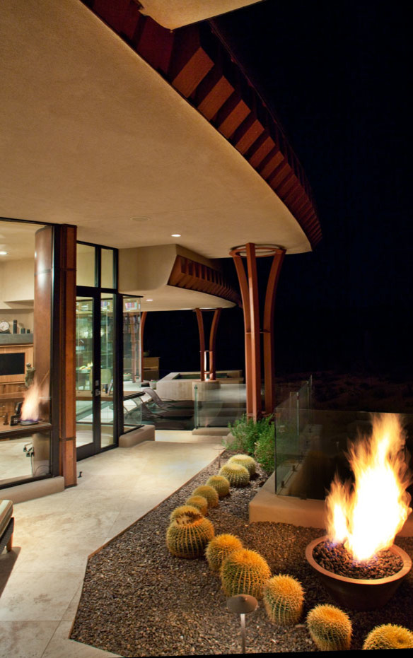 Example of a trendy exterior home design in Phoenix