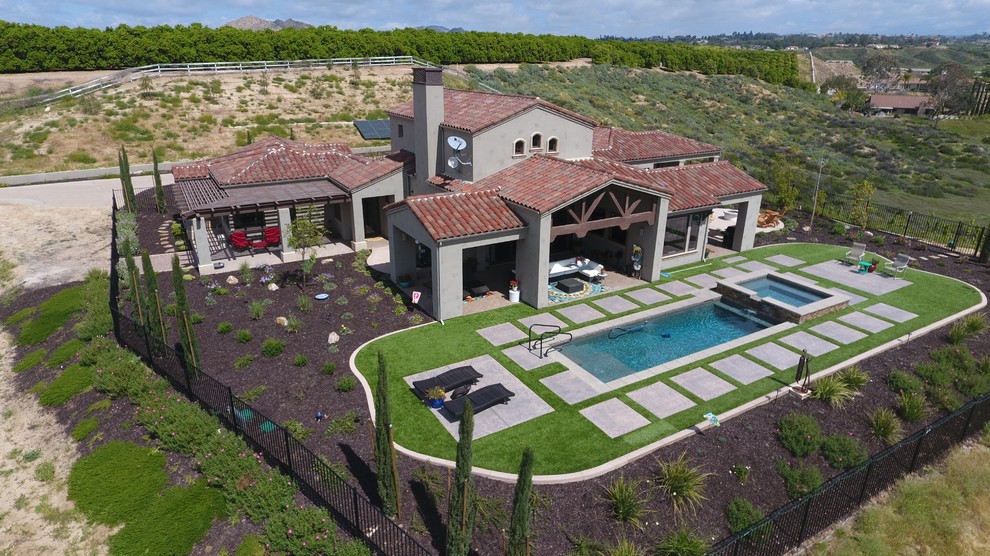 Spanish Mediterranean Custom Home Temecula Valley Wine Country