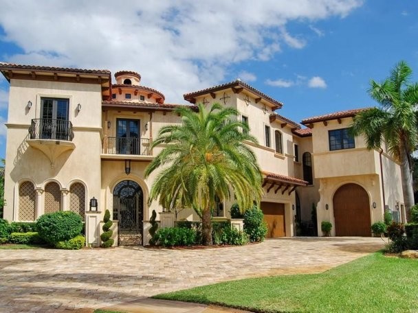 Spanish Mediterranean Full Molding Project Mediterranean Exterior Miami By New Foam Design Inc Houzz