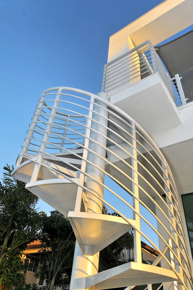 Spiral Stairs - Modern - Exterior - Tampa - by Mullet's Aluminum ...