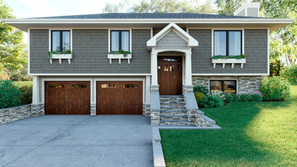 Split-Level Transformation - Craftsman - Exterior - Other - by Pella ...