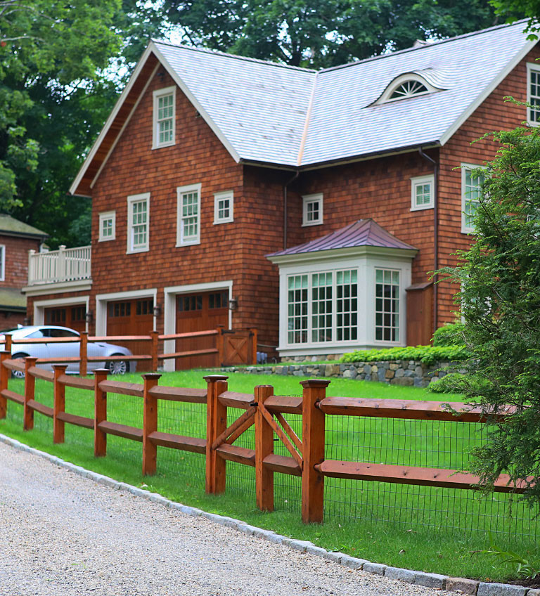 Split Rail Fences Clásico Fachada Nueva York de Atlas Outdoor