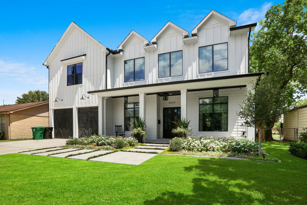 Spring Branch Home Remodel Farmhouse Exterior Houston by