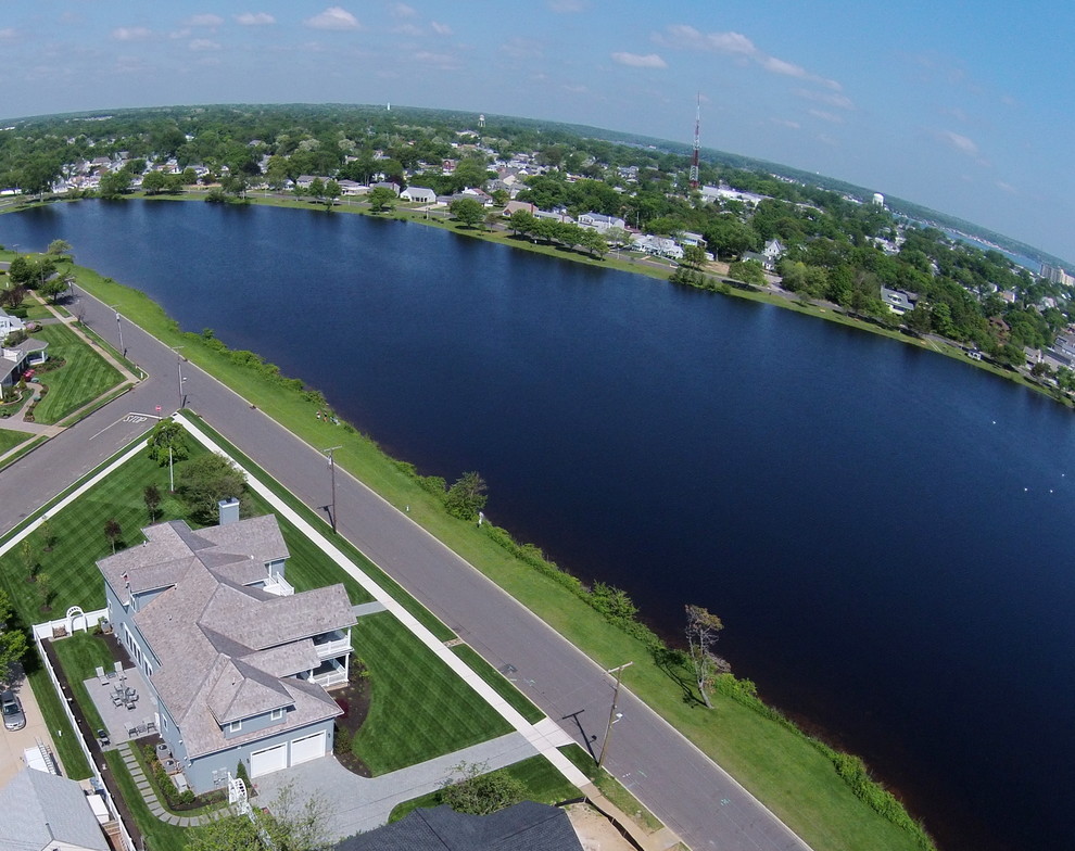 Spring Lake Beach House Beach Style Exterior New York by Debcan