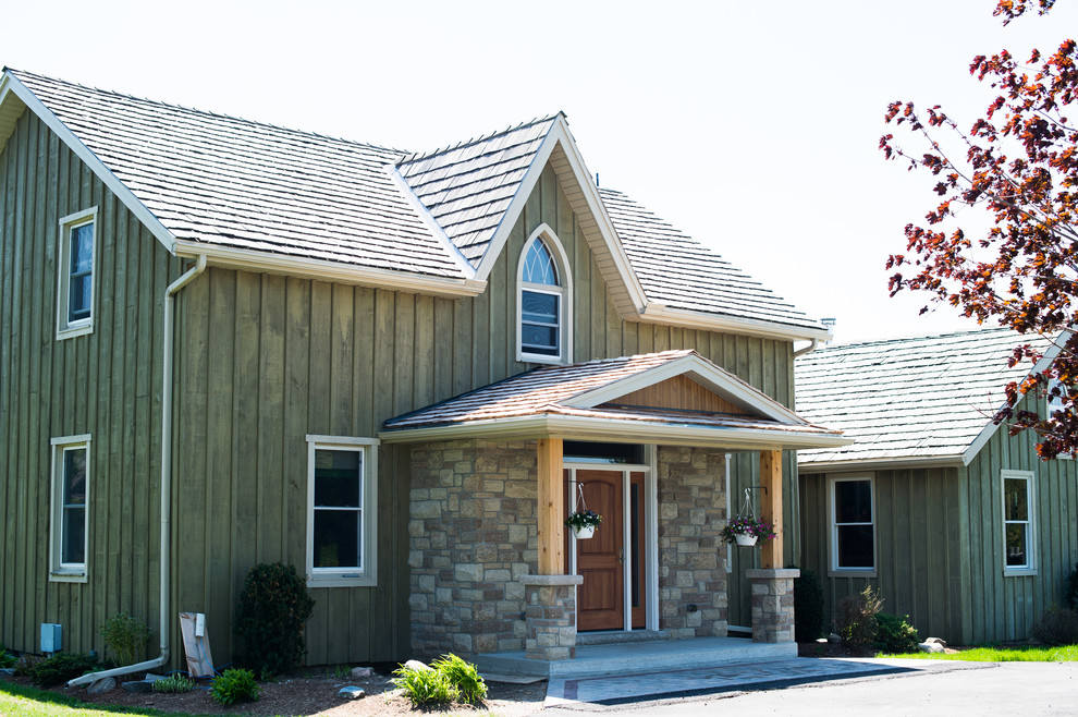 St. Agatha Farm House Renovations Farmhouse Exterior Other by