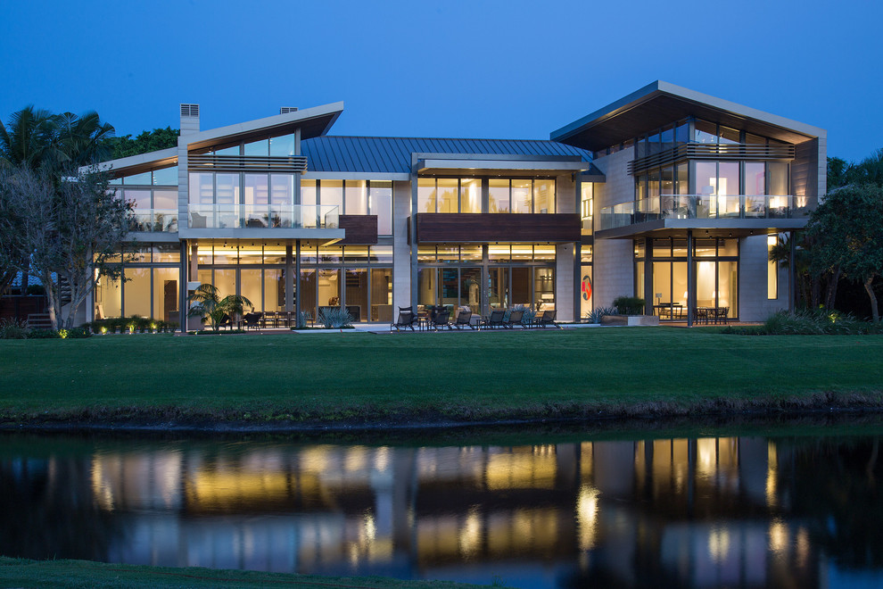 St. Andrews Country Club Modern Estate Contemporary Exterior