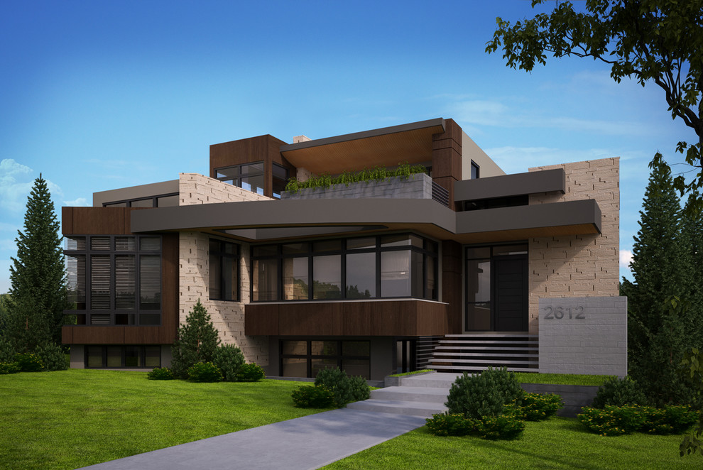 St. Andrews Private Residence Contemporary Exterior Calgary by