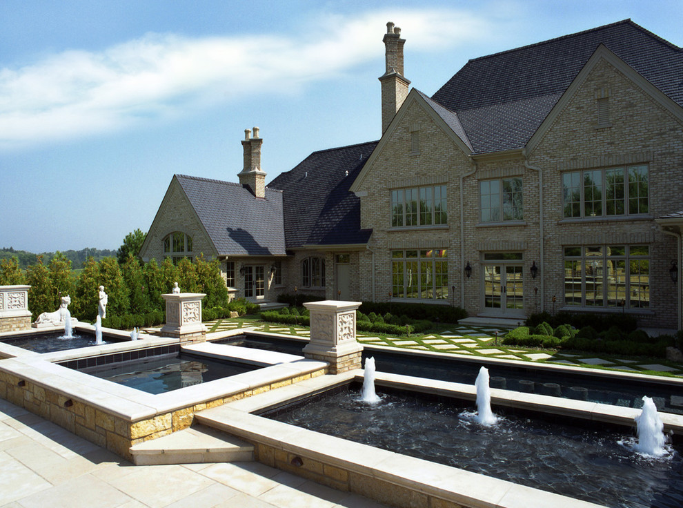 Inspiration for a huge timeless exterior home remodel in Chicago