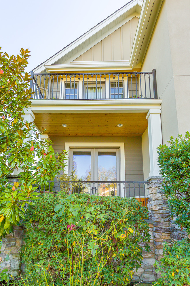 Stacked Balconies With Heavenly Appeal Contemporary Exterior