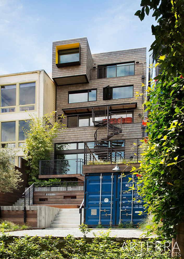 Modernes Containerhaus in San Francisco