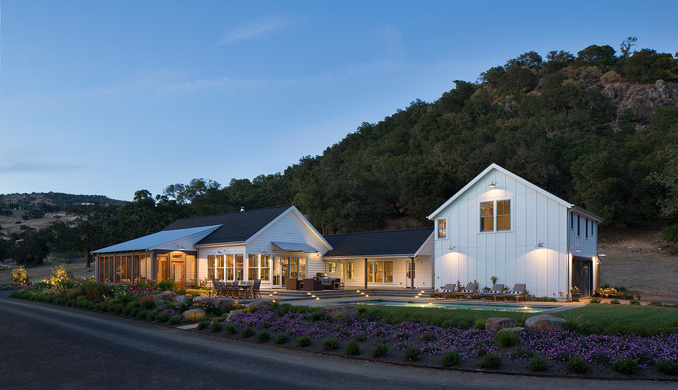 Stags Leap, Napa Valley Private Home Farmhouse Exterior San