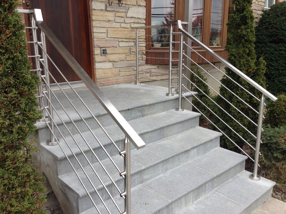 Stainless Steel Railing Exterior Montreal by Spanish Ornamental