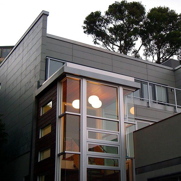 Stair Enclosure Modern Exterior San Francisco by FR James