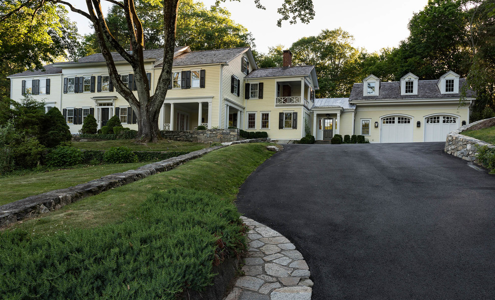 Stamford Renovation Transitional Exterior New York by Crisp