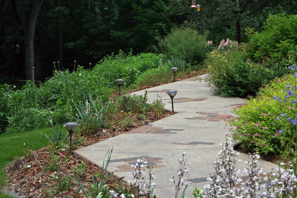Stamped Concrete Modern Exterior Minneapolis by Concrete Arts