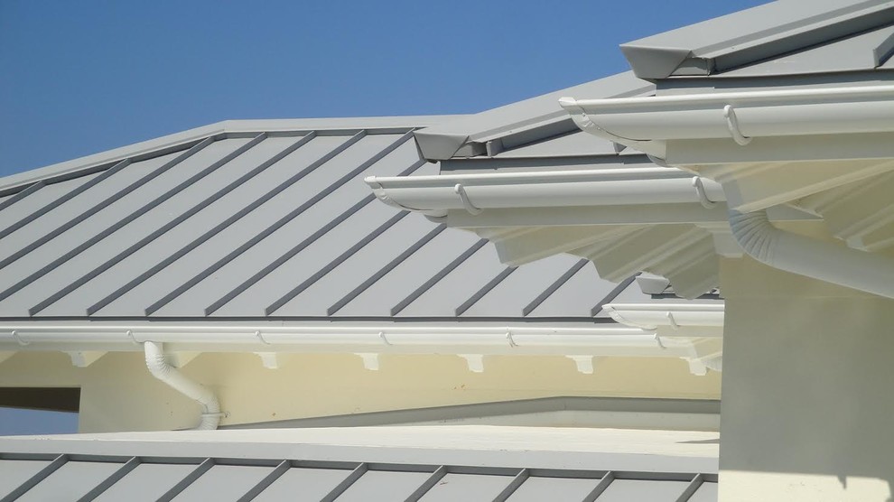 Standing Seam Metal Roof Contemporary Exterior Tampa by Mullet's Aluminum Products Houzz