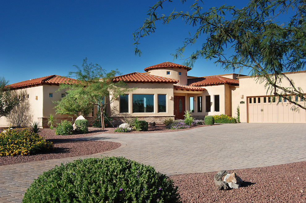 Star Pass Home Contemporary Exterior Phoenix by Desert Home