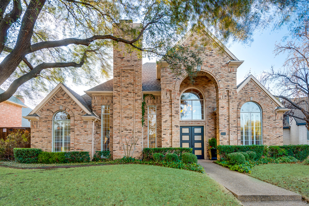 Steeplechase West Plano Transitional Exterior Dallas by Sheri