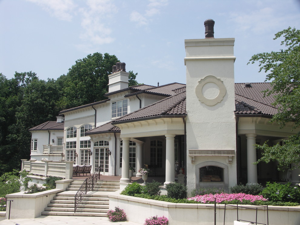 Inspiration for a timeless exterior home remodel in Indianapolis