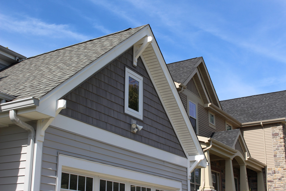Sterling Gray Vinyl Siding Olivette, MO Traditional Exterior St