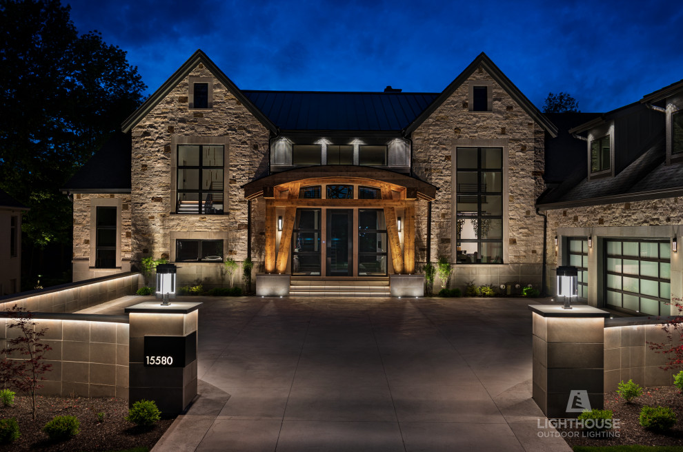 Stone & Timber Bridgewater community Carmel, IN Contemporary