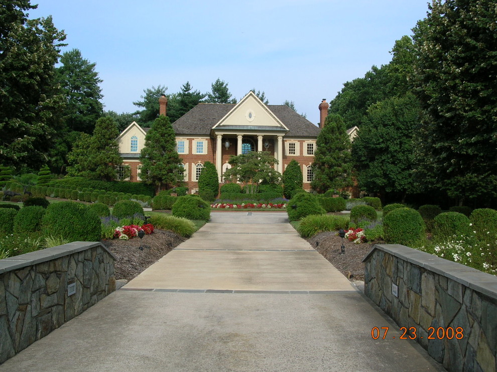 Stone Bridge Estate, Front Elevation from Gate Entrance Traditional