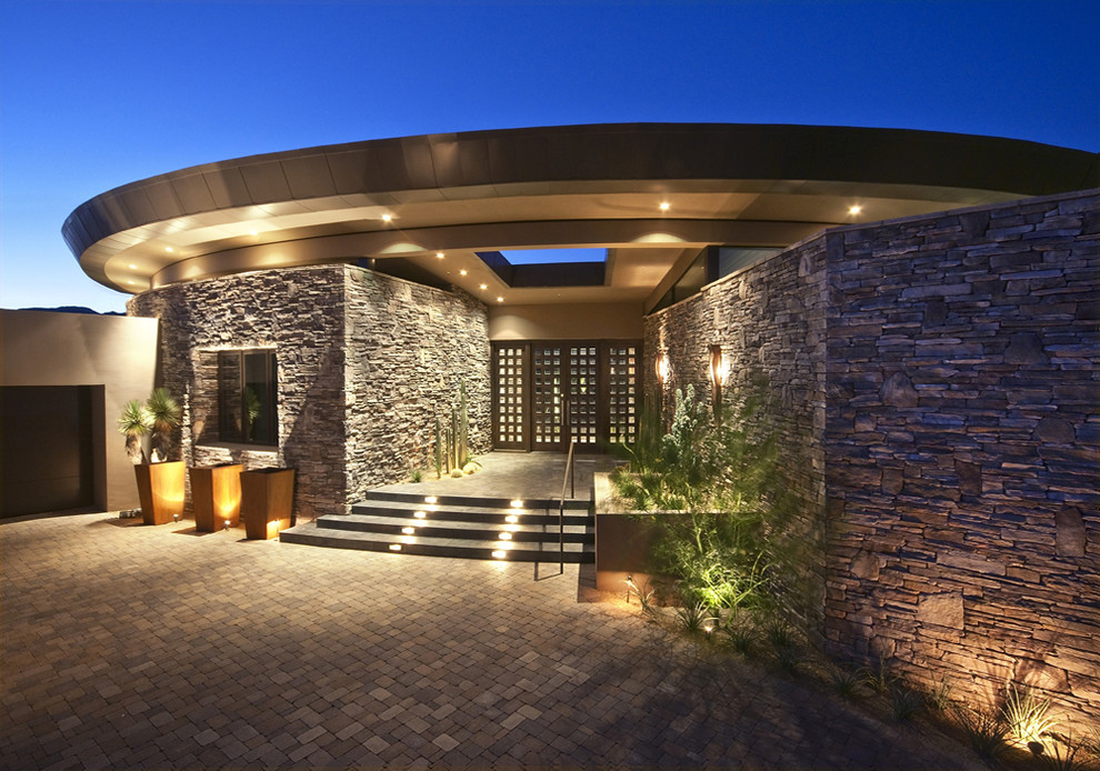 Stone Canyon Home VI - Contemporary - Exterior - Phoenix ...