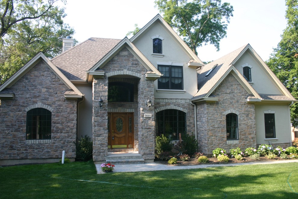 Stone Exterior Siding Cobble Stone - Traditional - Exterior - Chicago ...