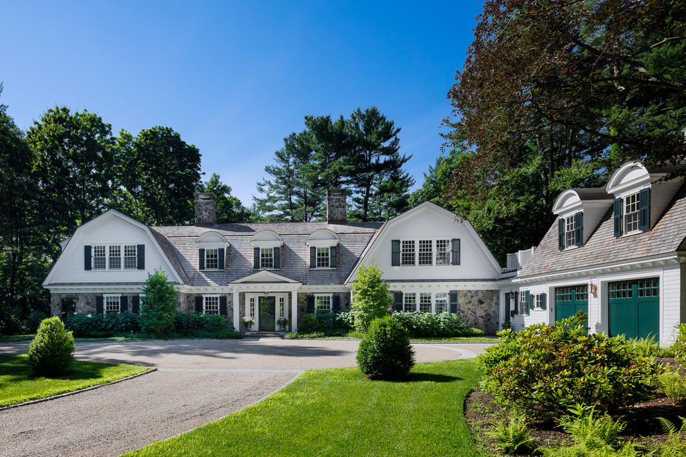 Stone Gambrel - Traditional - Exterior - Boston - by Patrick Ahearn ...