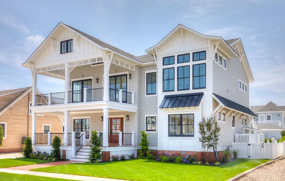 Stone Harbor Cottage 108 - Beach Style - Exterior - Philadelphia - by Bishop and Smith Architects